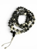 Black and White Jasper Stone Rosary 8mm